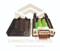 D-Sub Connectors are electrical connectors with two or more parallel rows of pins or sockets surrounded by a D-shaped metal shield