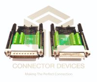 25 pin d-sub connector solder less