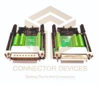 D-Sub Connectors are electrical connectors with two or more parallel rows of pins or sockets surrounded by a D-shaped metal shield.